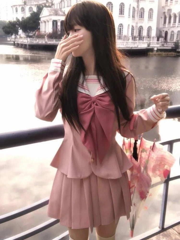 Spring Sweet Lolita 2 Piece Set Women Outfits