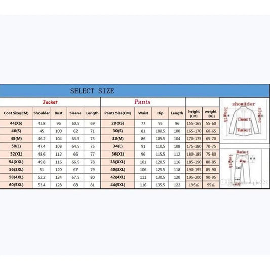 Fashion Men Suits 3 Pieces Jacket Pant Vest Single Breasted