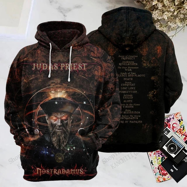 Rock Band Judas Priest 3d Print Hoodies Men Women Fashion Sports Hoodie