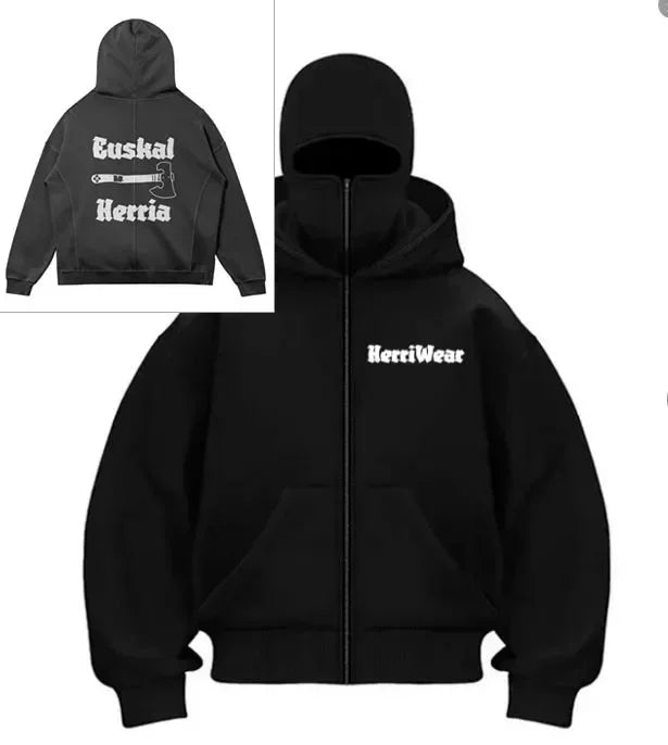 Fashionable Street Style Russian Balaclava Hoodle.