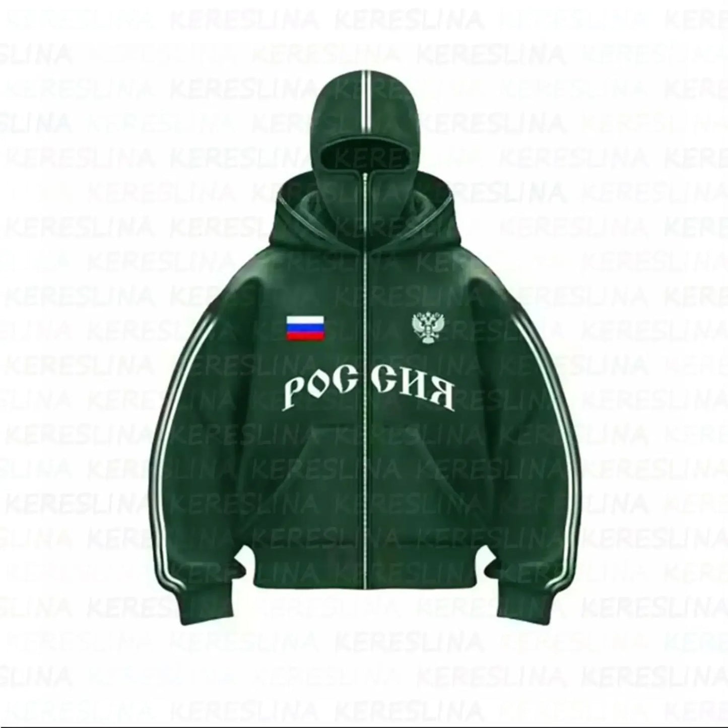 Fashionable Street Style Russian Balaclava Hoodle.