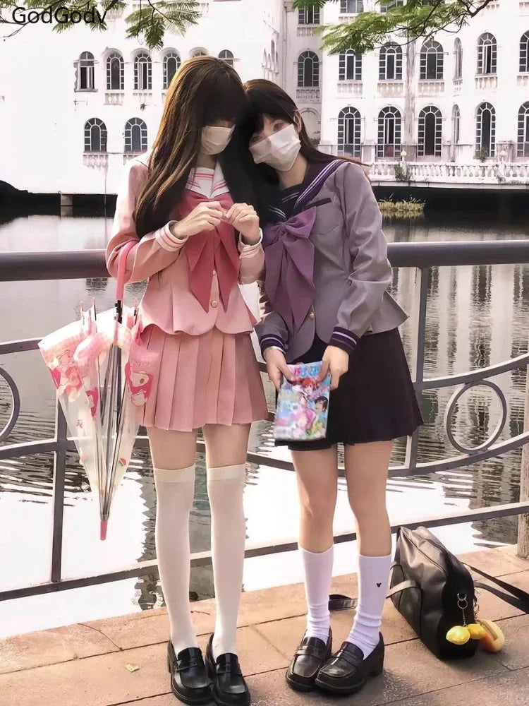 Spring Sweet Lolita 2 Piece Set Women Outfits