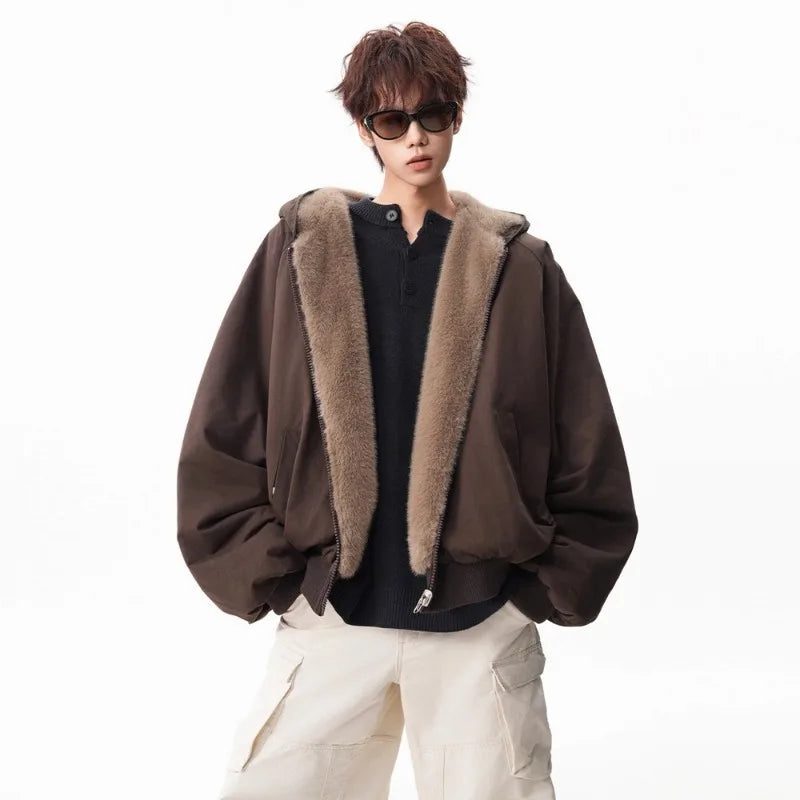 Men's Fashion  2026 Winter New Velvet High-end Long.