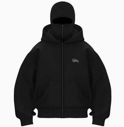 Fashionable Street Style Russian Balaclava Hoodle.